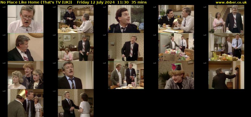 No Place Like Home (That's TV (UK)) Friday 12 July 2024 11:30 - 12:05