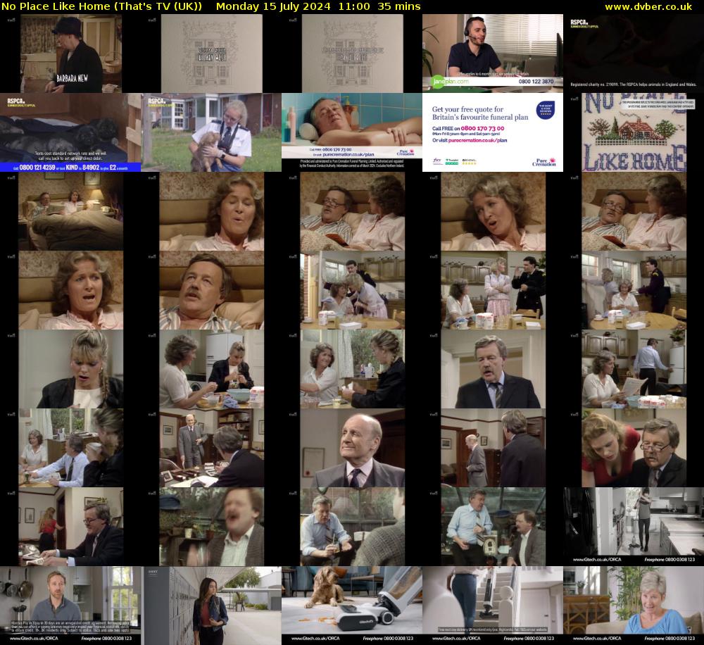 No Place Like Home (That's TV (UK)) Monday 15 July 2024 11:00 - 11:35