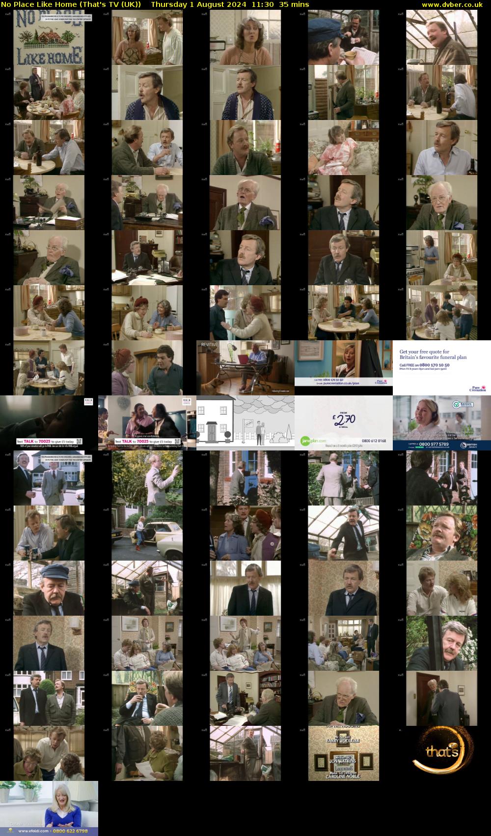 No Place Like Home (That's TV (UK)) Thursday 1 August 2024 11:30 - 12:05
