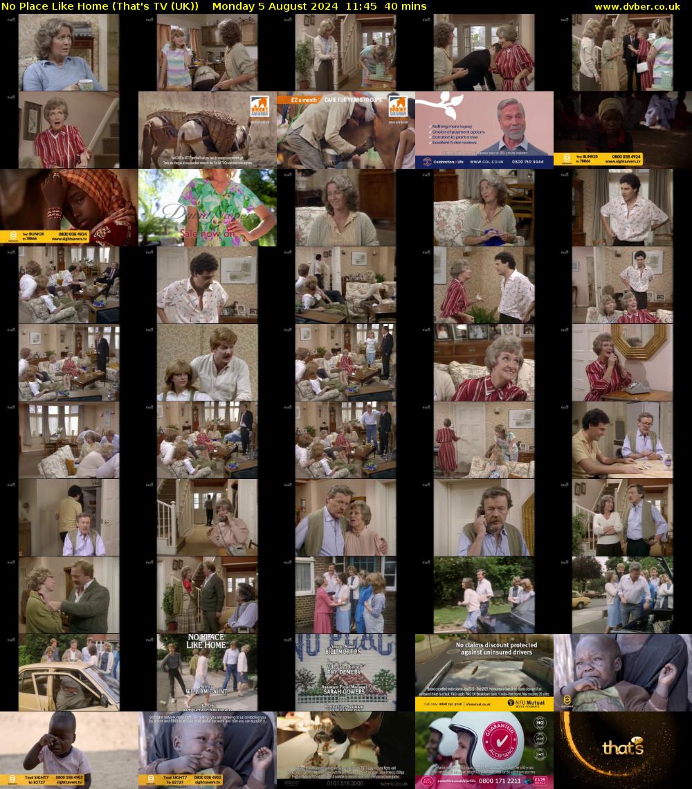 No Place Like Home (That's TV (UK)) Monday 5 August 2024 11:45 - 12:25