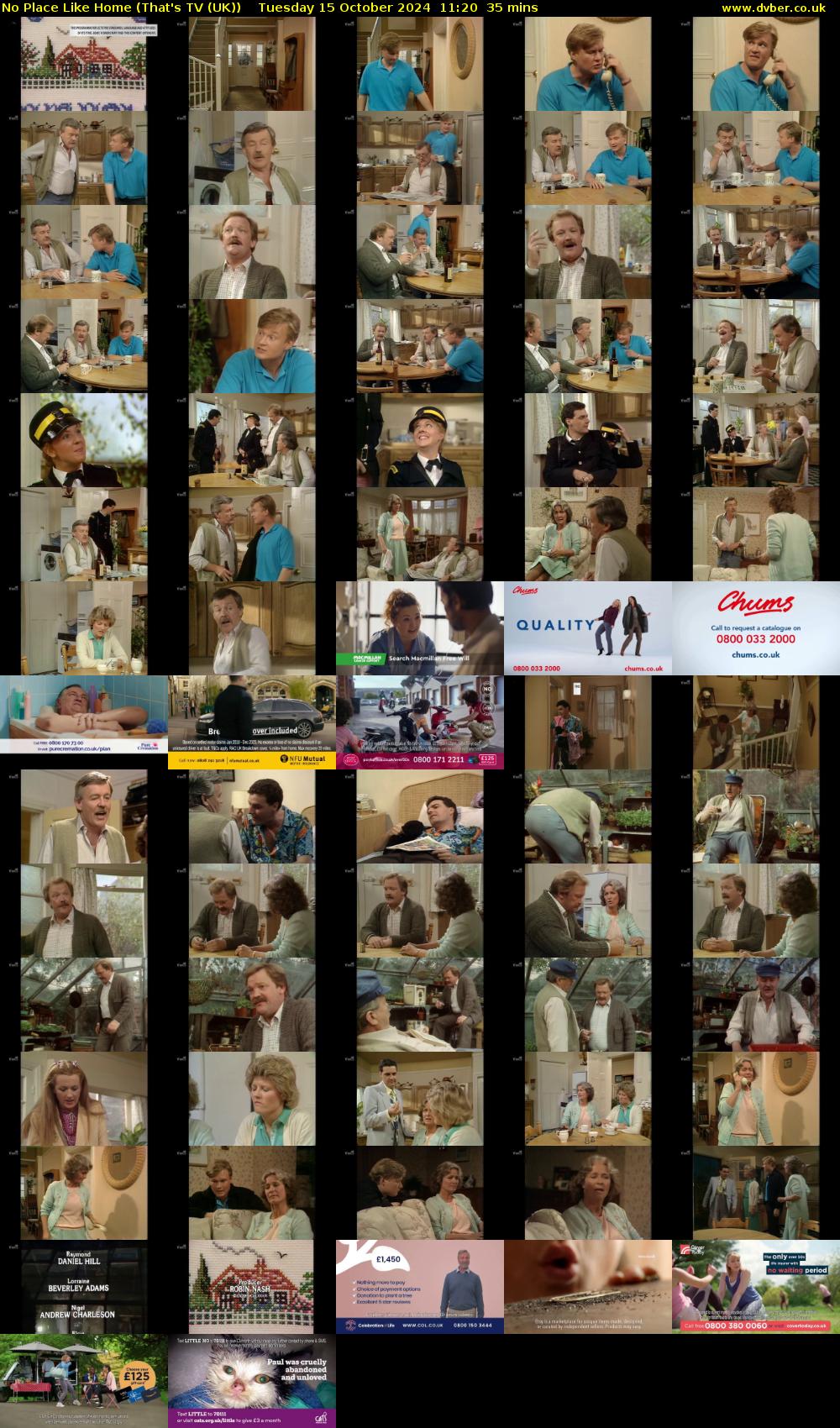 No Place Like Home (That's TV (UK)) Tuesday 15 October 2024 11:20 - 11:55