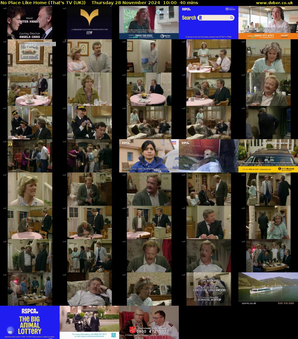 No Place Like Home (That's TV (UK)) Thursday 28 November 2024 10:00 - 10:40