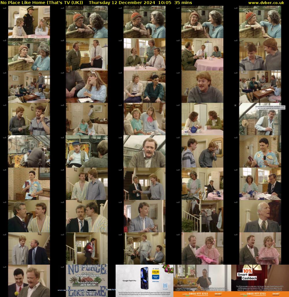 No Place Like Home (That's TV (UK)) Thursday 12 December 2024 10:05 - 10:40