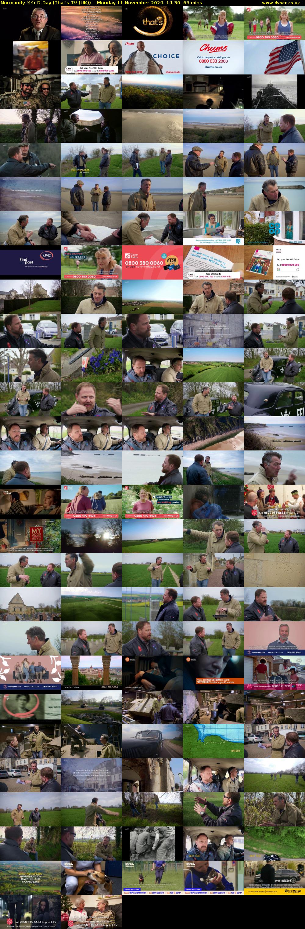Normandy '44: D-Day (That's TV (UK)) Monday 11 November 2024 14:30 - 15:35