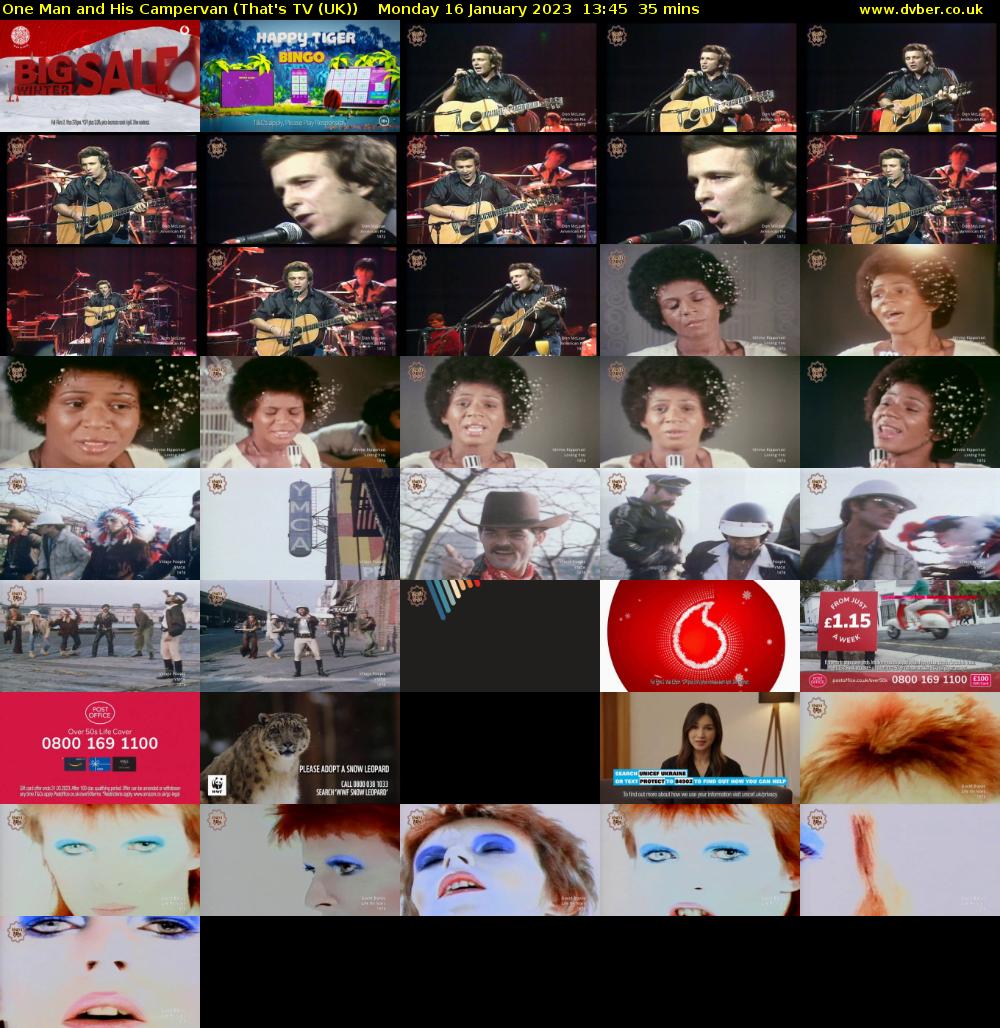 One Man and His Campervan (That's TV (UK)) Monday 16 January 2023 13:45 - 14:20