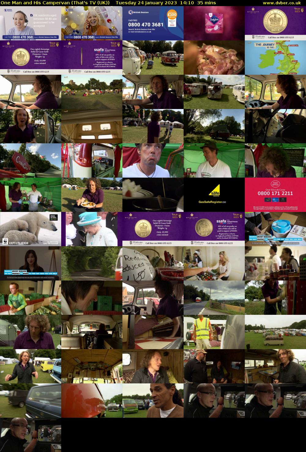 One Man and His Campervan (That's TV (UK)) Tuesday 24 January 2023 14:10 - 14:45