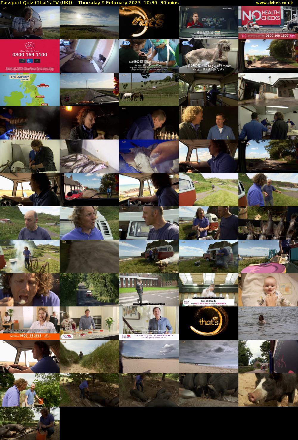 Passport Quiz (That's TV (UK)) Thursday 9 February 2023 10:35 - 11:05