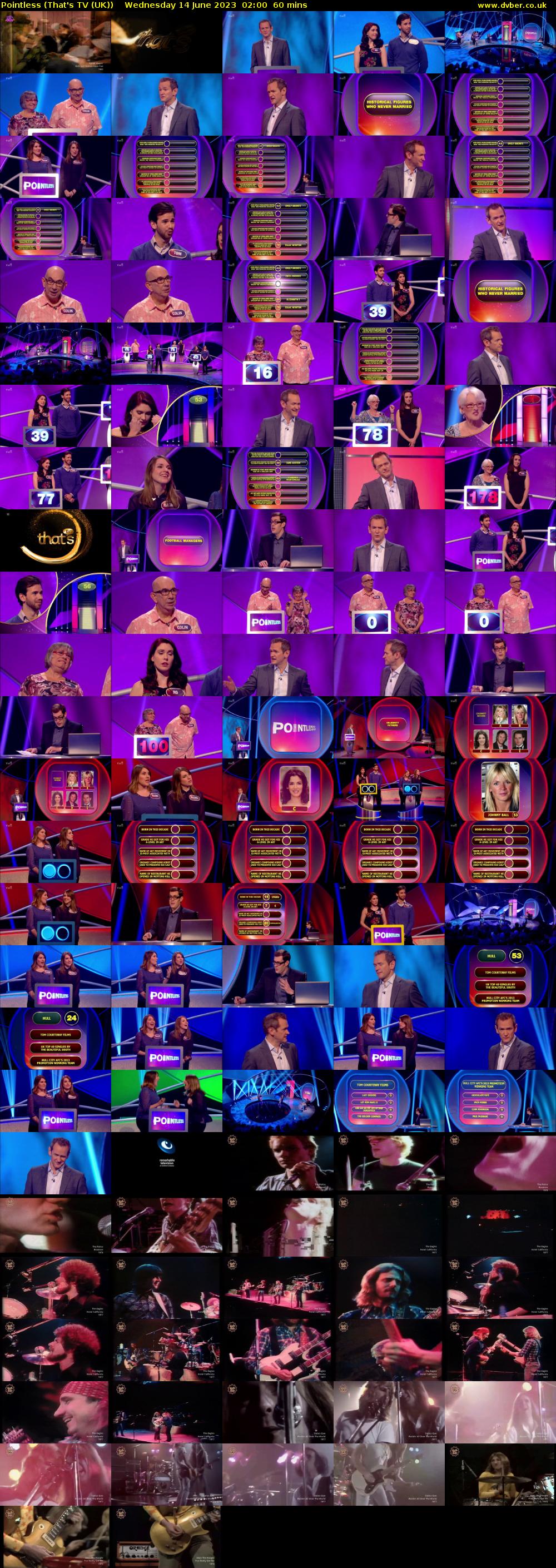 Pointless (That's TV (UK)) Wednesday 14 June 2023 02:00 - 03:00