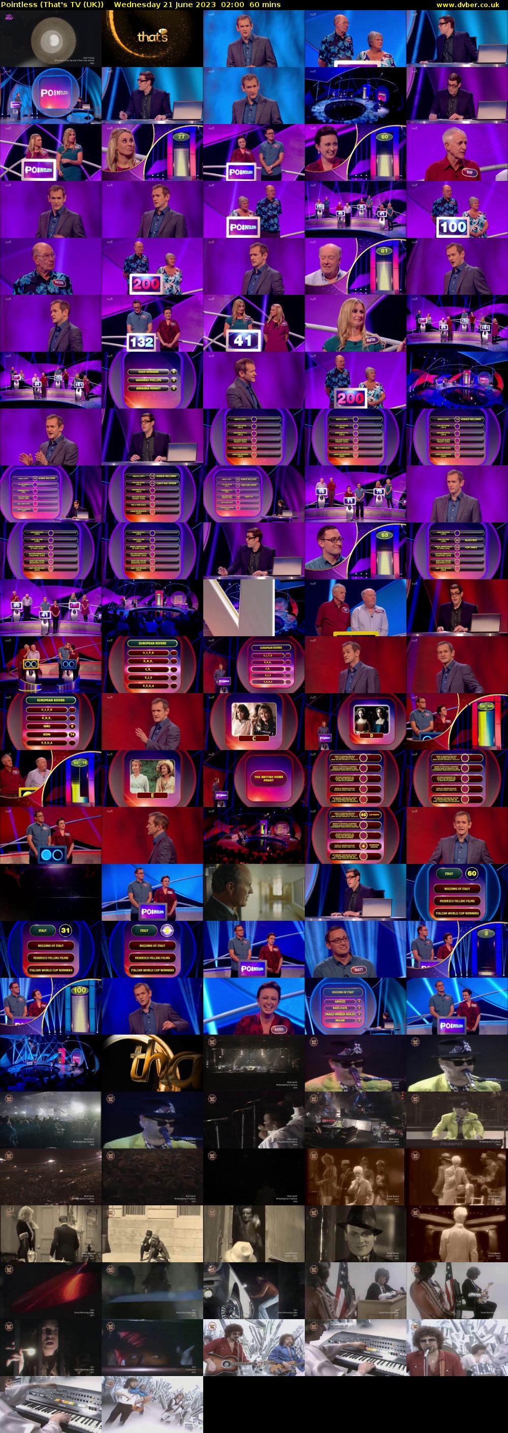 Pointless (That's TV (UK)) Wednesday 21 June 2023 02:00 - 03:00