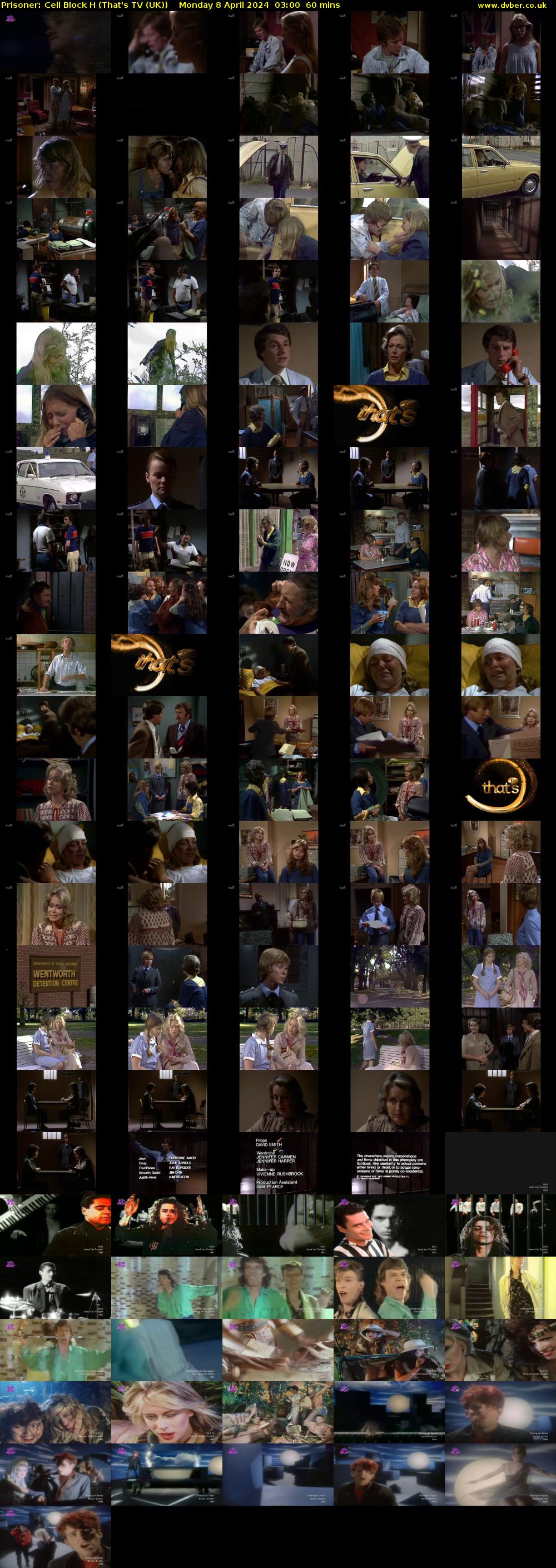 Prisoner: Cell Block H (That's TV (UK)) Monday 8 April 2024 03:00 - 04:00