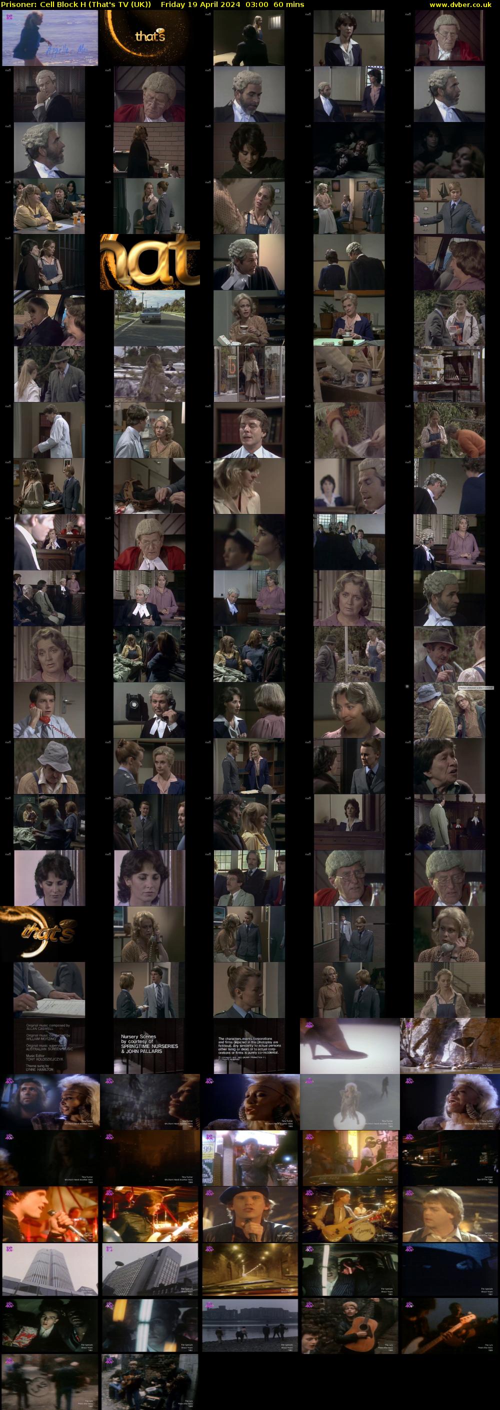 Prisoner: Cell Block H (That's TV (UK)) Friday 19 April 2024 03:00 - 04:00