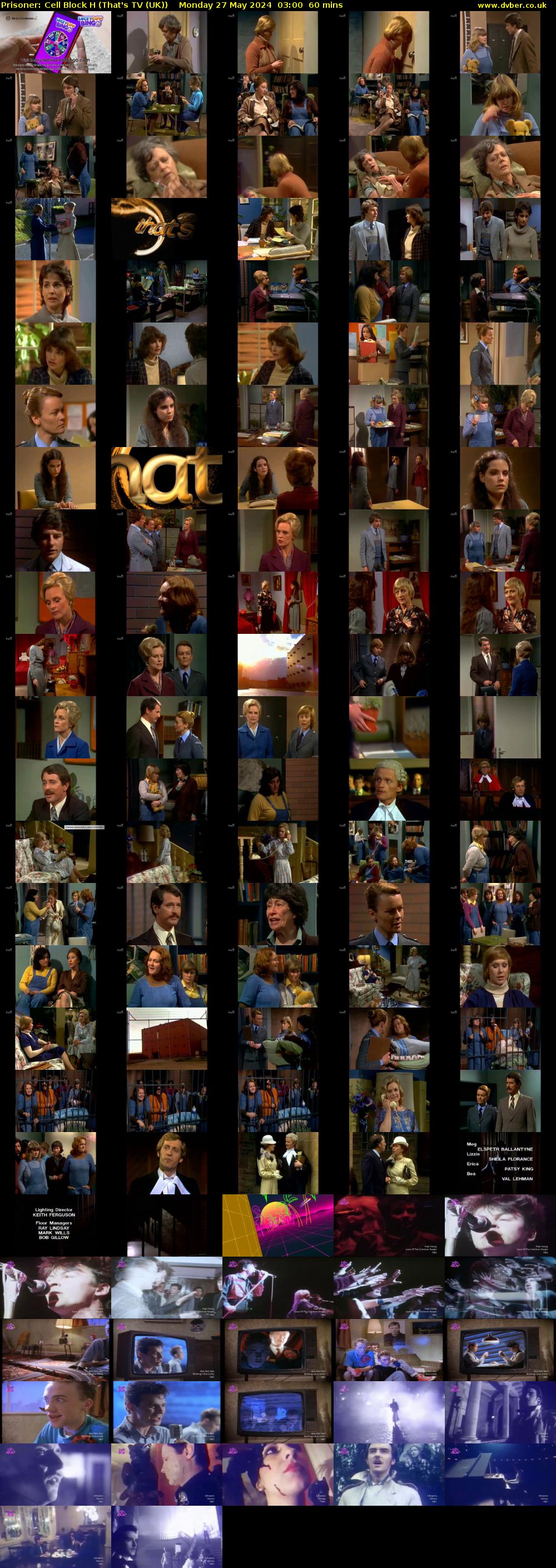 Prisoner: Cell Block H (That's TV (UK)) Monday 27 May 2024 03:00 - 04:00