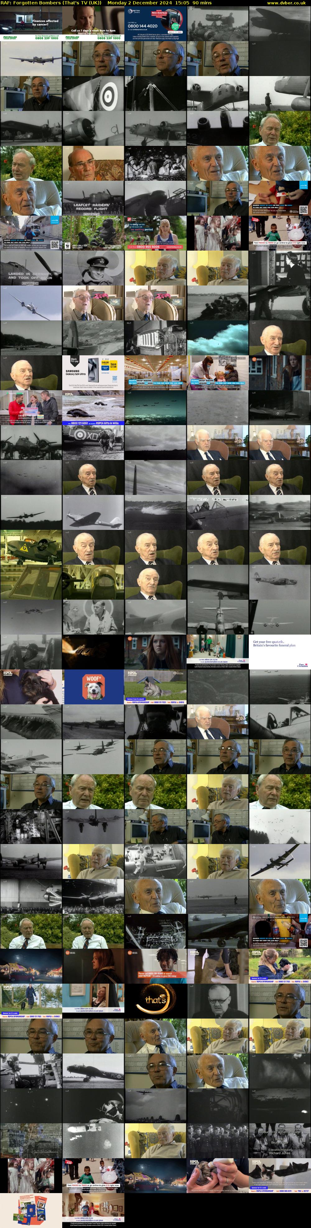 RAF: Forgotten Bombers (That's TV (UK)) Monday 2 December 2024 15:05 - 16:35
