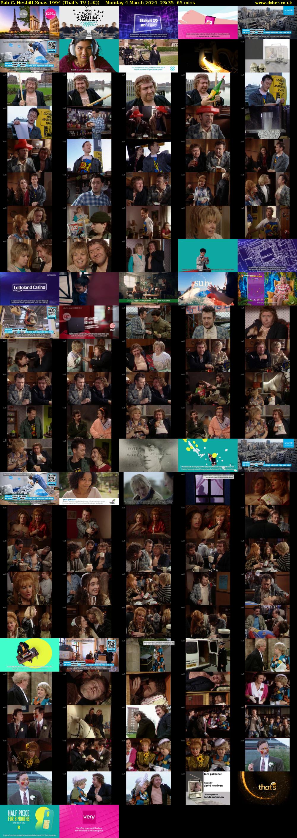 Rab C. Nesbitt Xmas 1994 (That's TV (UK)) Monday 4 March 2024 23:35 - 00:40