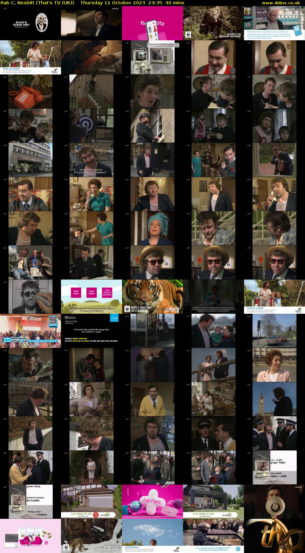 Rab C. Nesbitt (That's TV (UK)) Thursday 12 October 2023 23:35 - 00:15