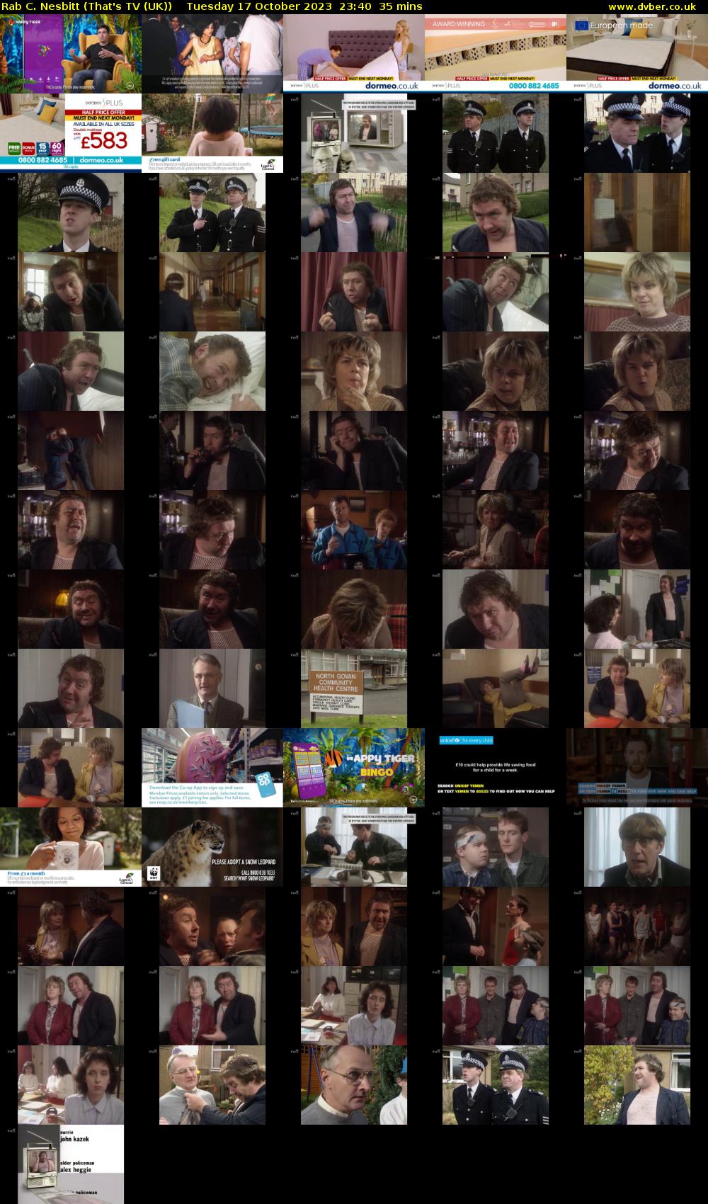 Rab C. Nesbitt (That's TV (UK)) Tuesday 17 October 2023 23:40 - 00:15