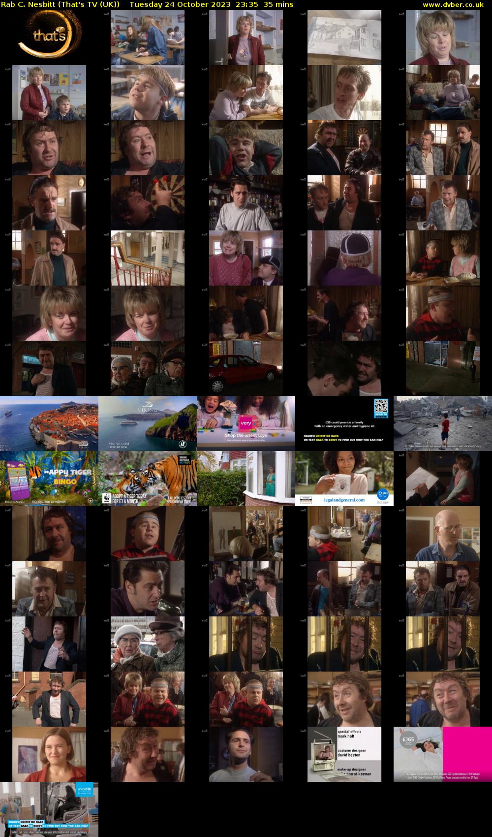 Rab C. Nesbitt (That's TV (UK)) Tuesday 24 October 2023 23:35 - 00:10