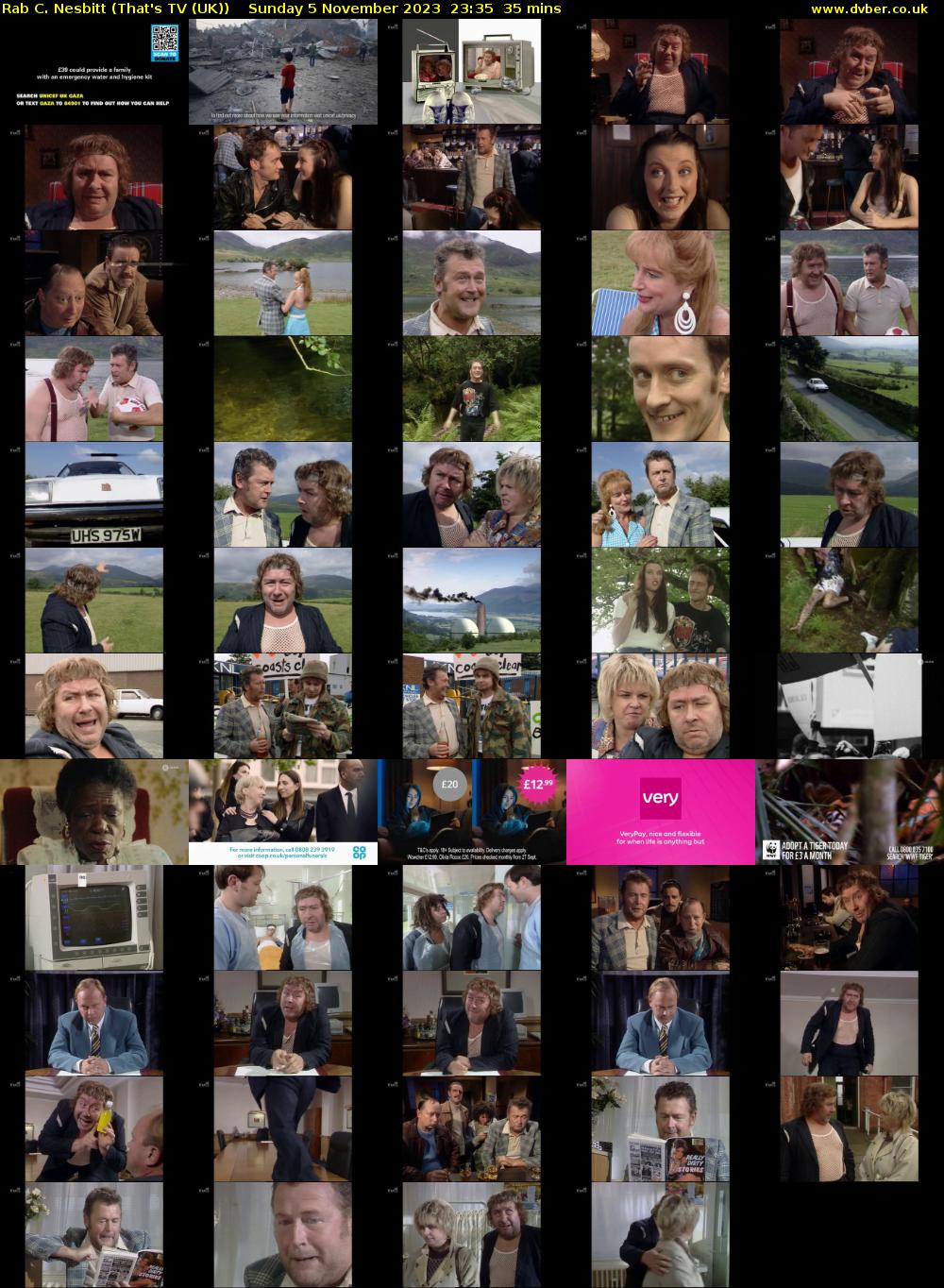 Rab C. Nesbitt (That's TV (UK)) Sunday 5 November 2023 23:35 - 00:10