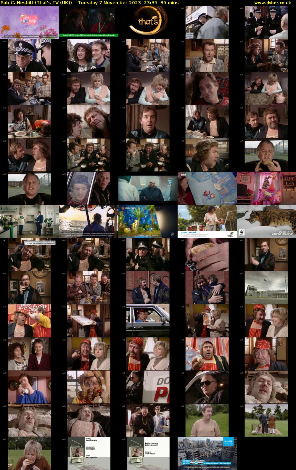 Rab C. Nesbitt (That's TV (UK)) Tuesday 7 November 2023 23:35 - 00:10