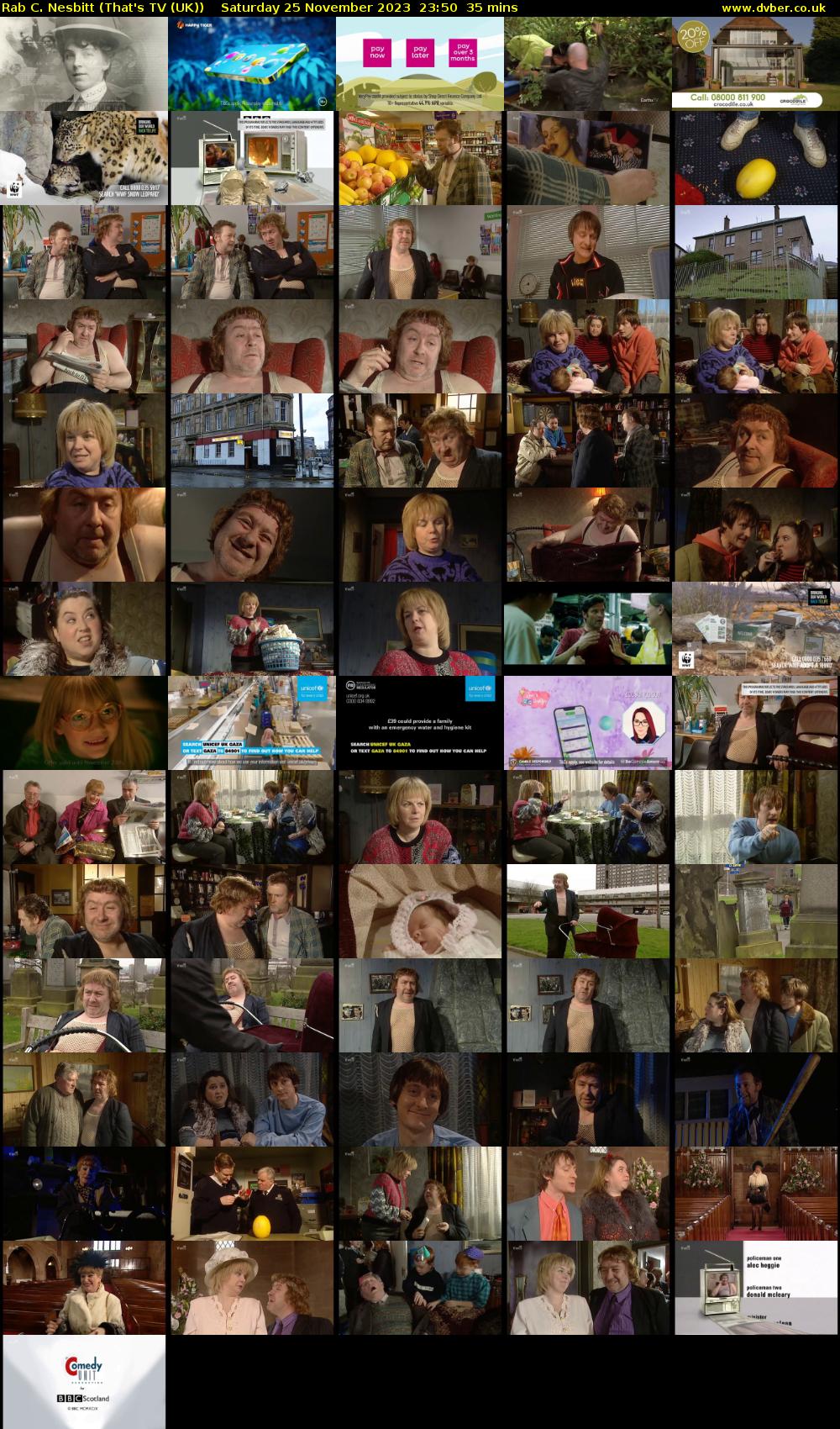 Rab C. Nesbitt (That's TV (UK)) Saturday 25 November 2023 23:50 - 00:25