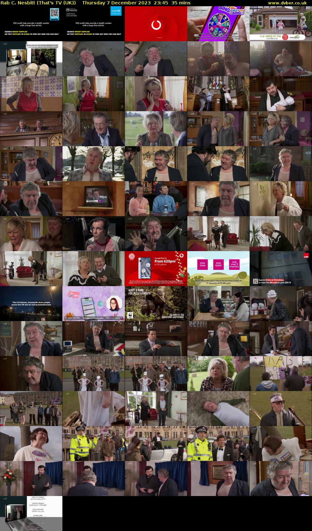 Rab C. Nesbitt (That's TV (UK)) Thursday 7 December 2023 23:45 - 00:20