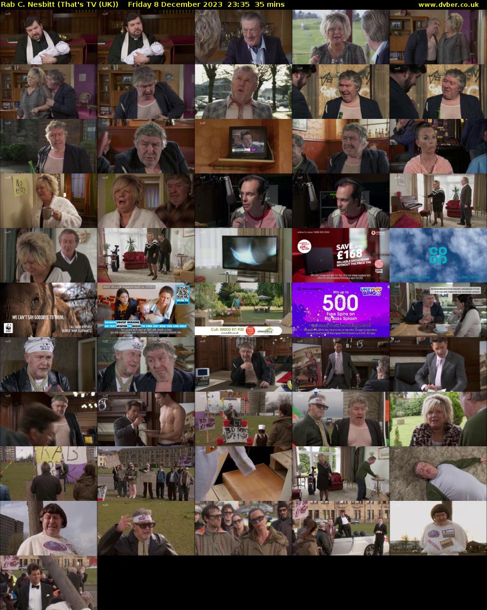 Rab C. Nesbitt (That's TV (UK)) Friday 8 December 2023 23:35 - 00:10