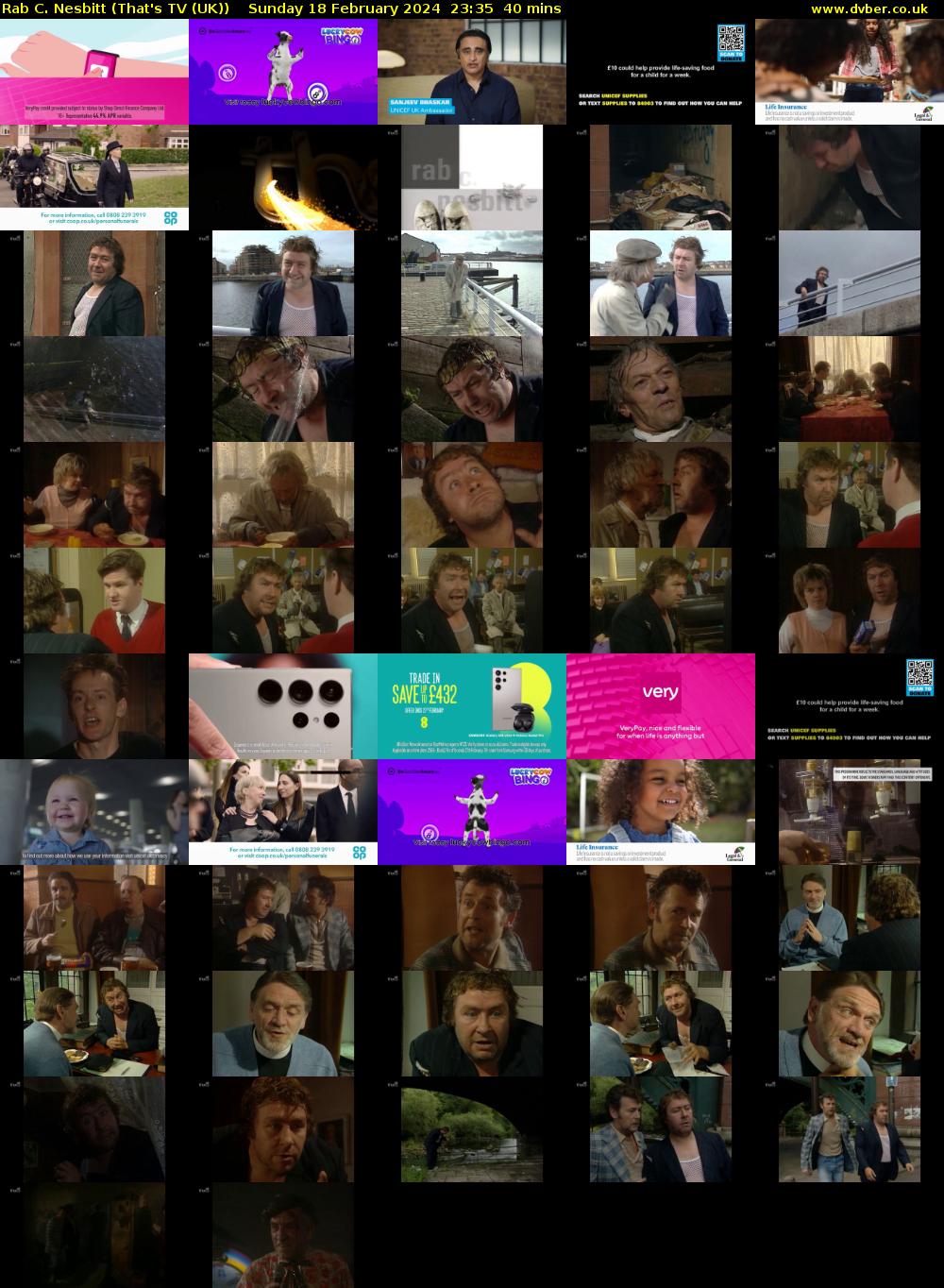 Rab C. Nesbitt (That's TV (UK)) Sunday 18 February 2024 23:35 - 00:15