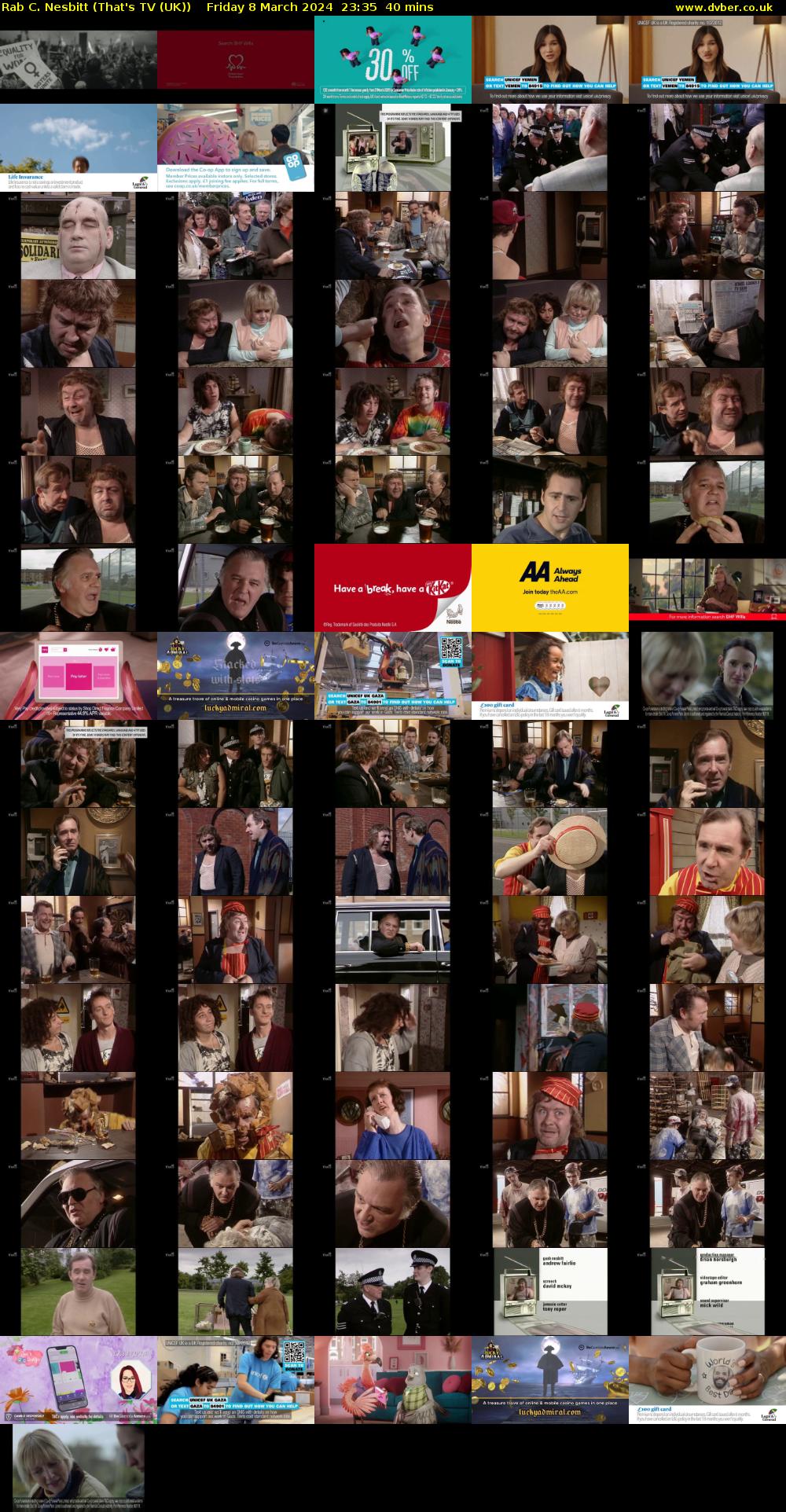 Rab C. Nesbitt (That's TV (UK)) Friday 8 March 2024 23:35 - 00:15