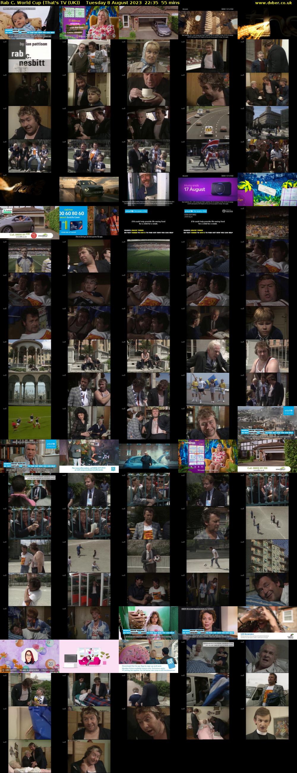 Rab C. World Cup (That's TV (UK)) Tuesday 8 August 2023 22:35 - 23:30