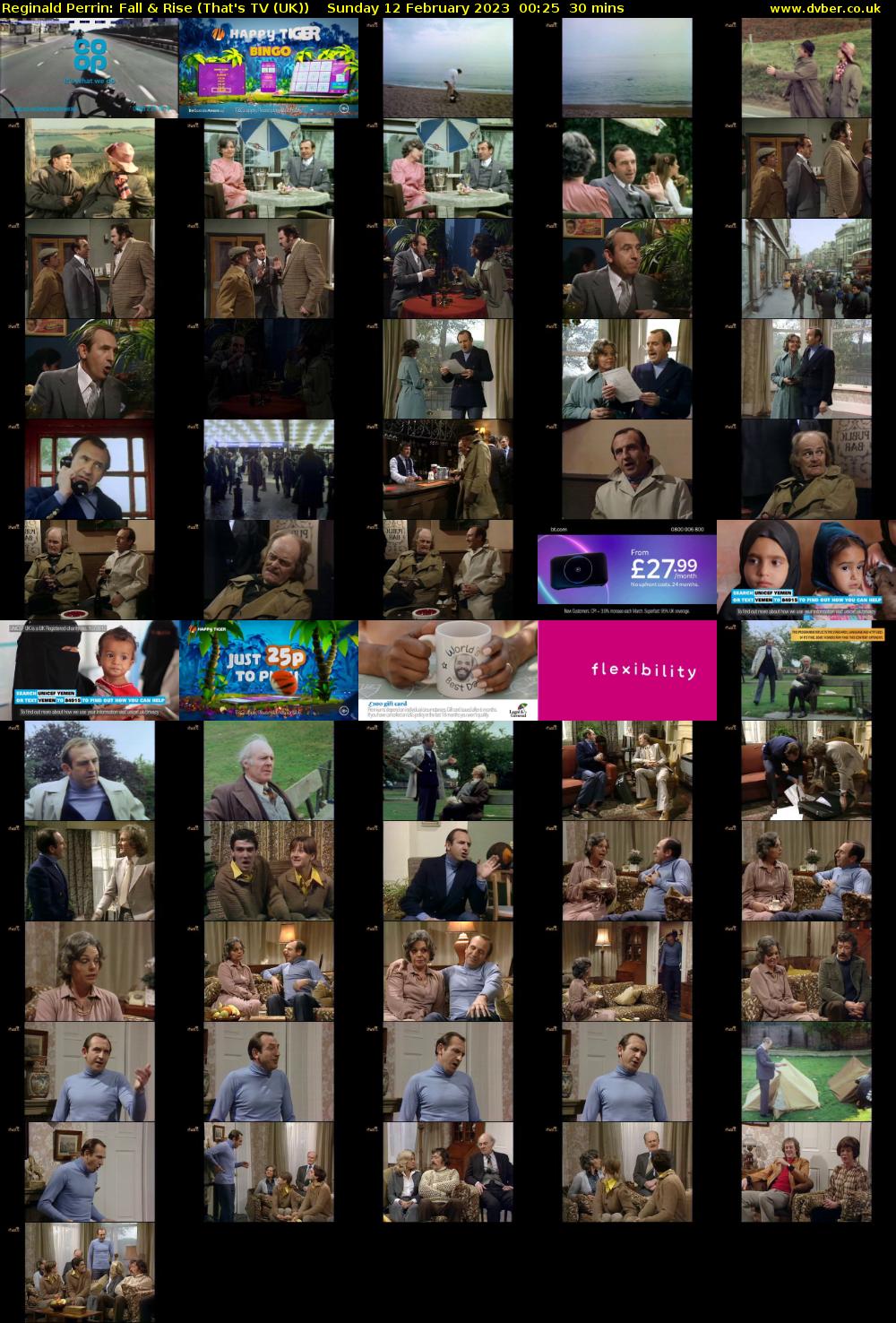 Reginald Perrin: Fall & Rise (That's TV (UK)) Sunday 12 February 2023 00:25 - 00:55