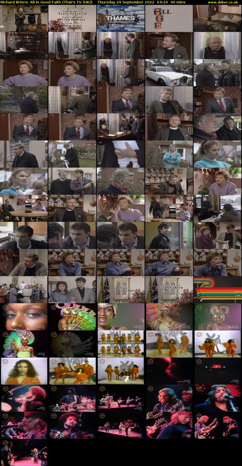 Richard Briers: All In Good Faith (That's TV (UK)) Thursday 29 September 2022 03:20 - 04:00