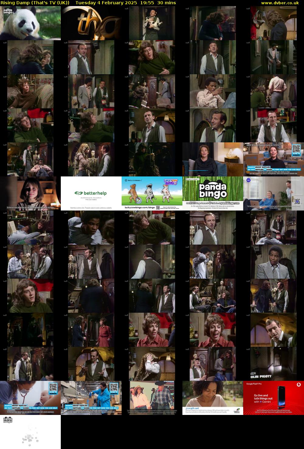 Rising Damp (That's TV (UK)) Tuesday 4 February 2025 19:55 - 20:25