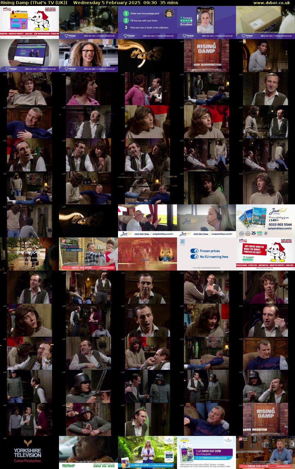 Rising Damp (That's TV (UK)) Wednesday 5 February 2025 09:30 - 10:05
