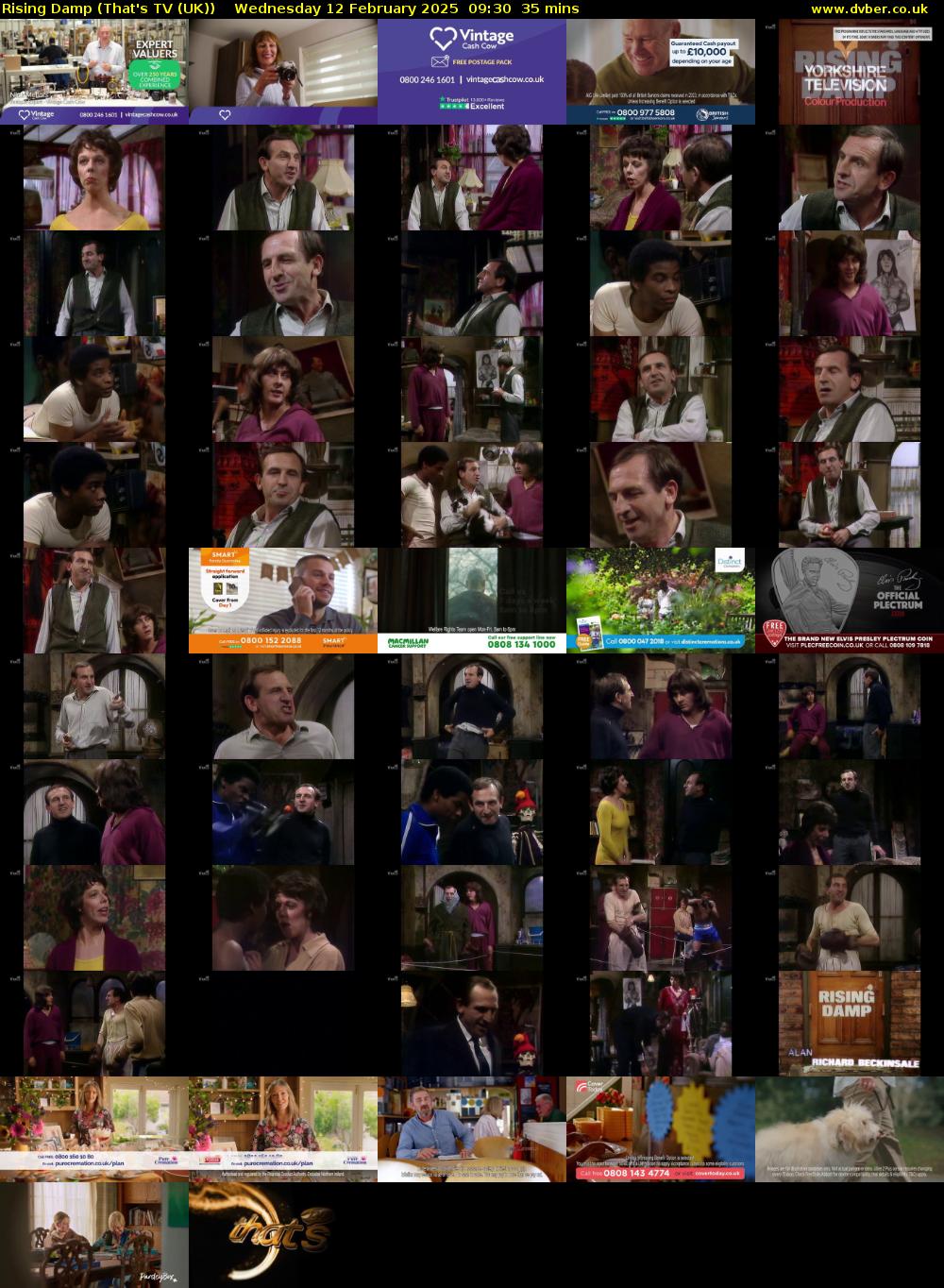 Rising Damp (That's TV (UK)) Wednesday 12 February 2025 09:30 - 10:05