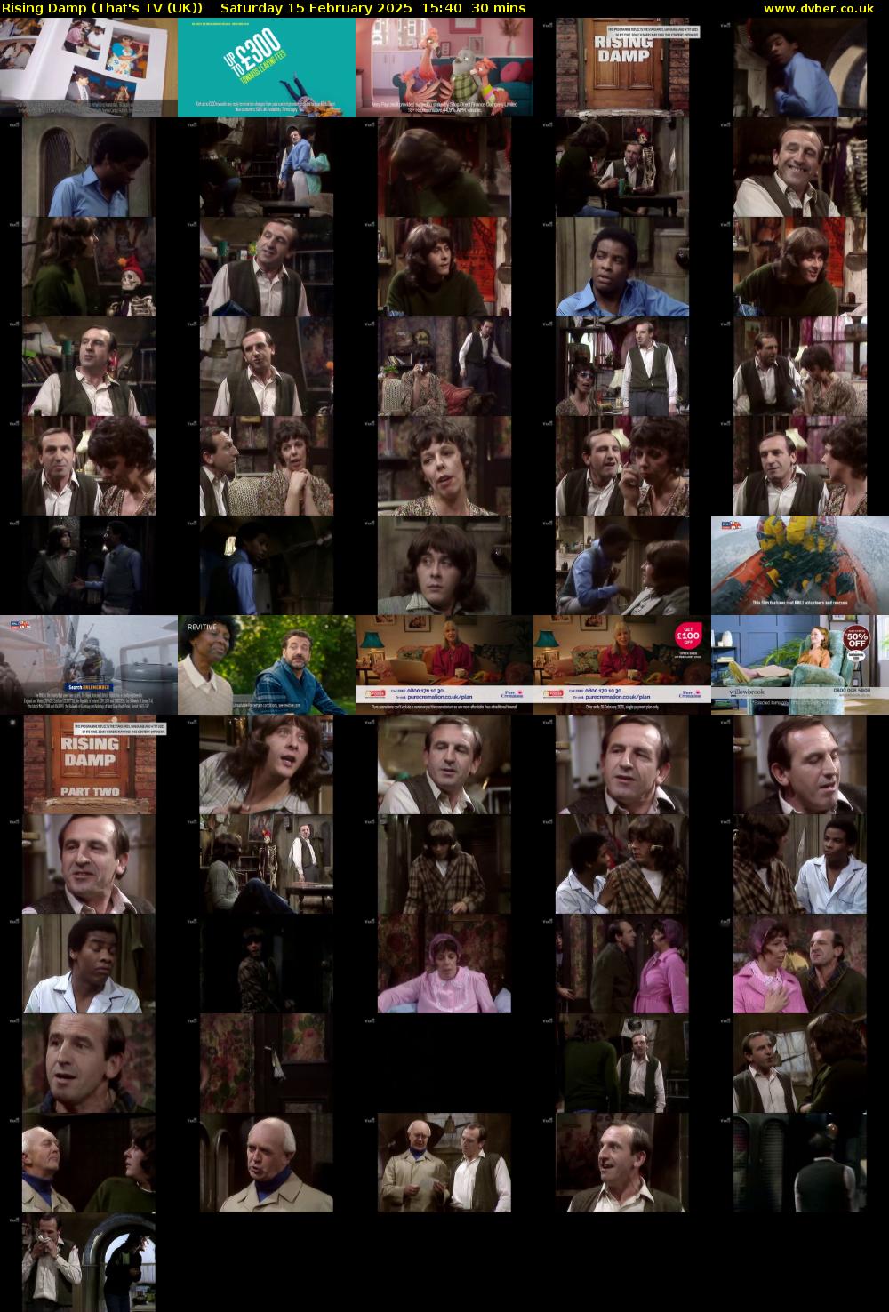 Rising Damp (That's TV (UK)) Saturday 15 February 2025 15:40 - 16:10