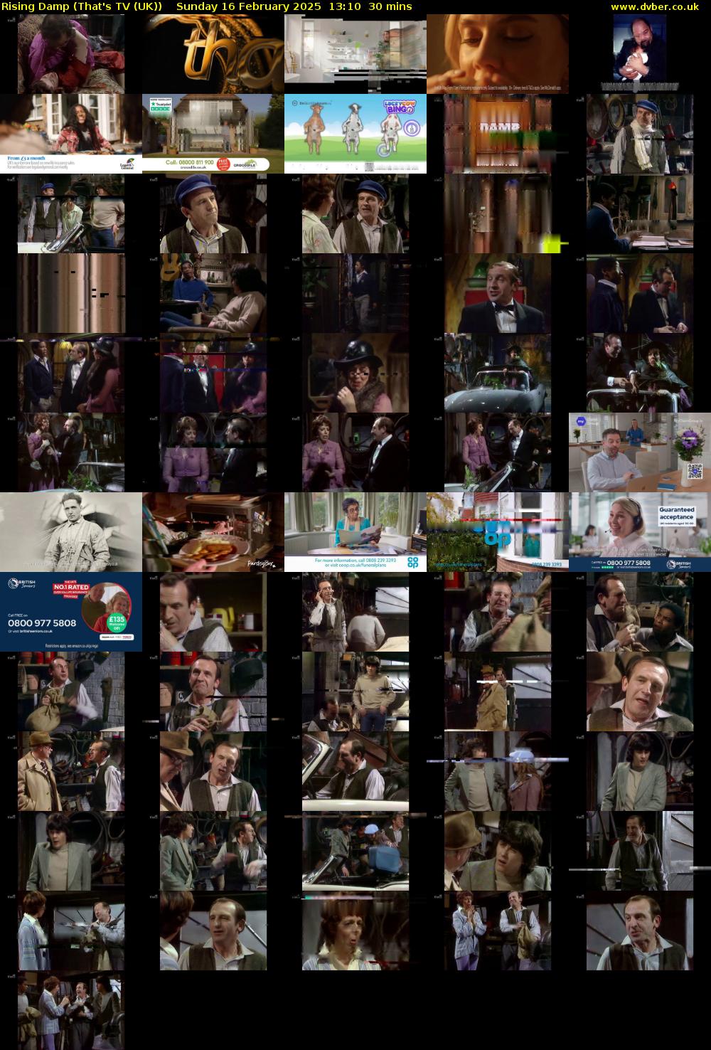 Rising Damp (That's TV (UK)) Sunday 16 February 2025 13:10 - 13:40