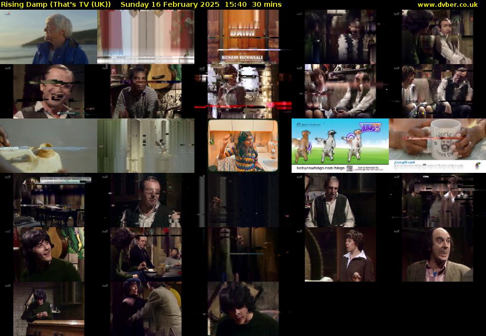 Rising Damp (That's TV (UK)) Sunday 16 February 2025 15:40 - 16:10
