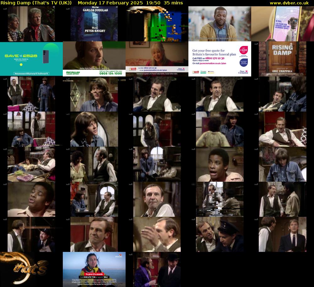 Rising Damp (That's TV (UK)) Monday 17 February 2025 19:50 - 20:25