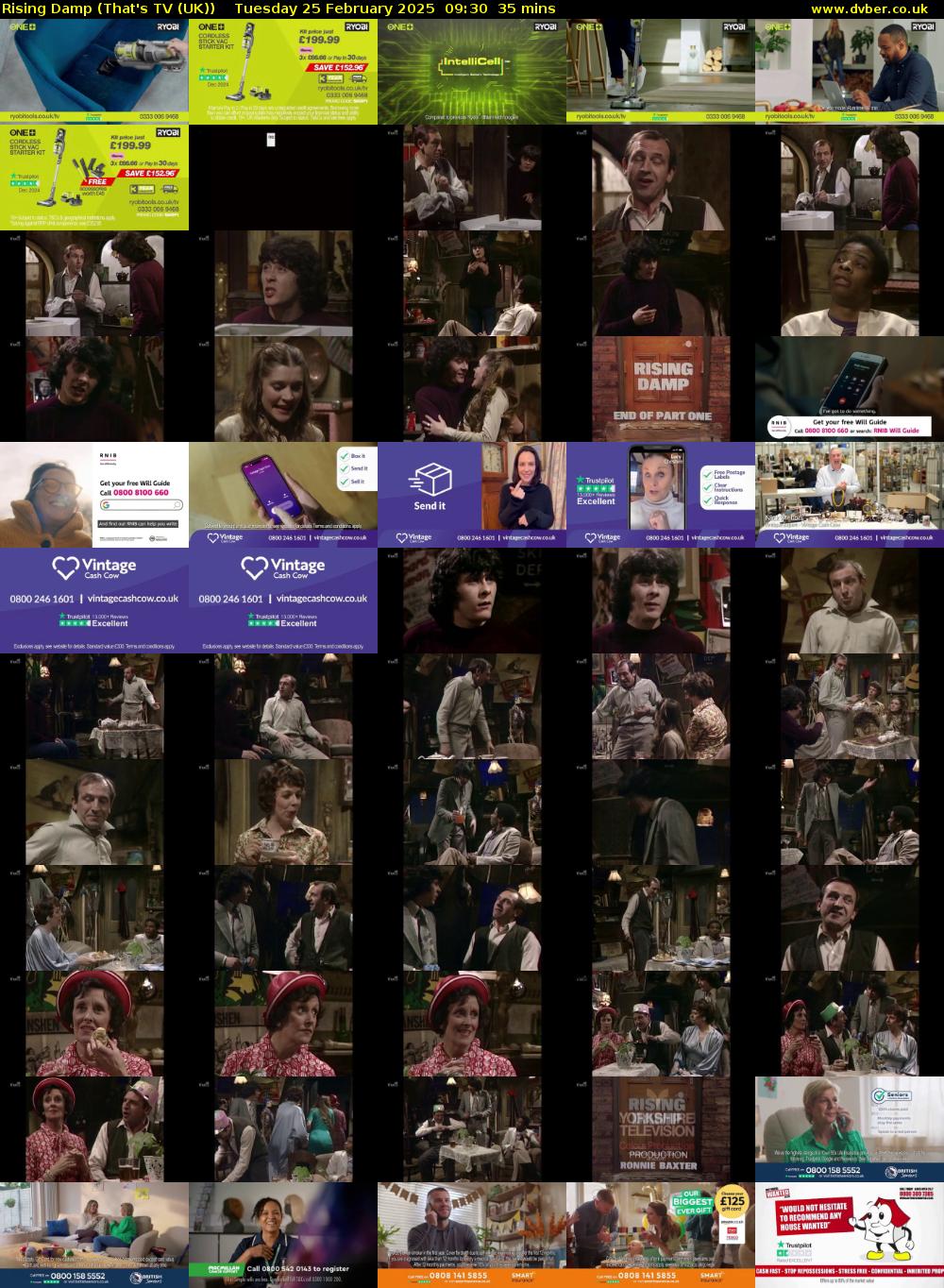 Rising Damp (That's TV (UK)) Tuesday 25 February 2025 09:30 - 10:05