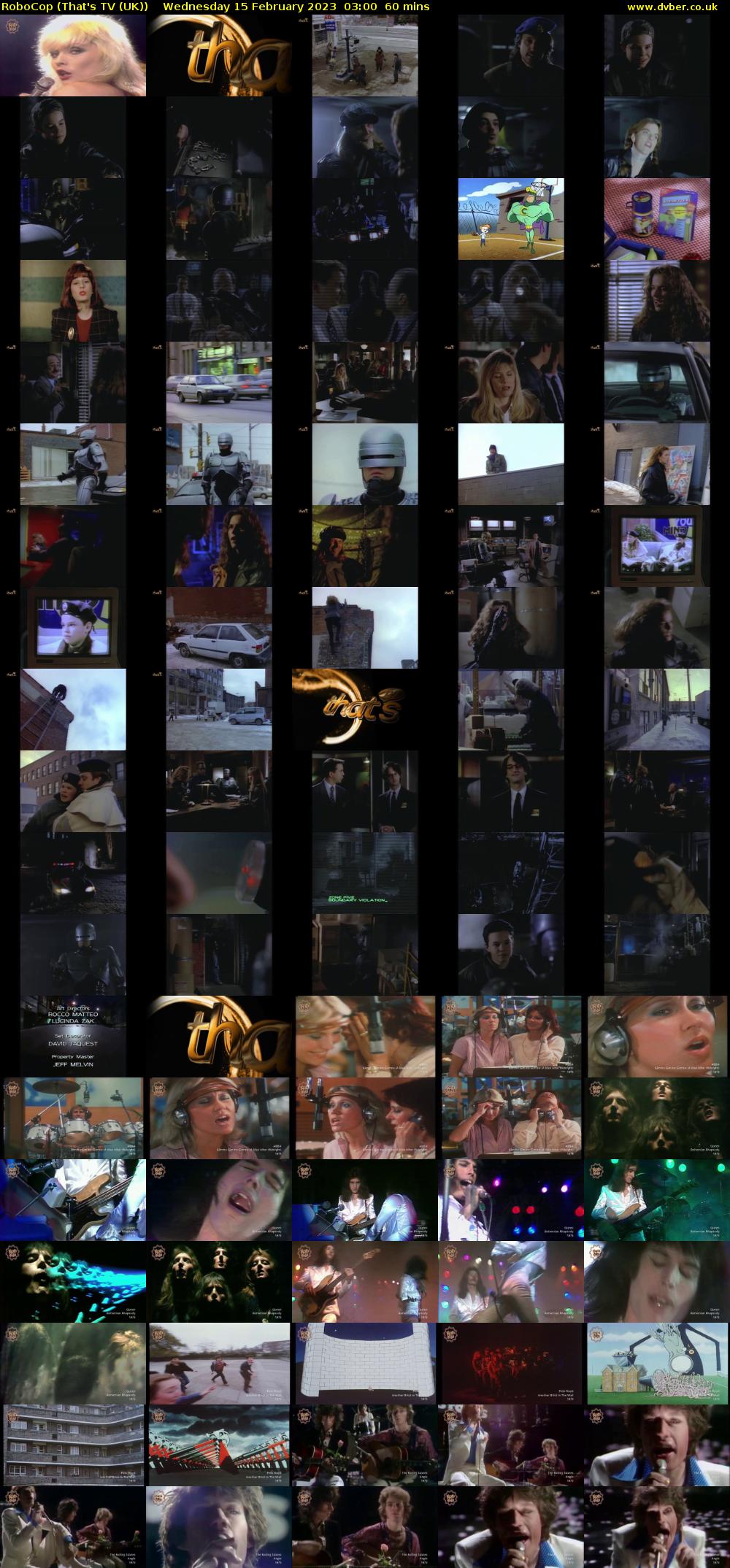 RoboCop (That's TV (UK)) Wednesday 15 February 2023 03:00 - 04:00