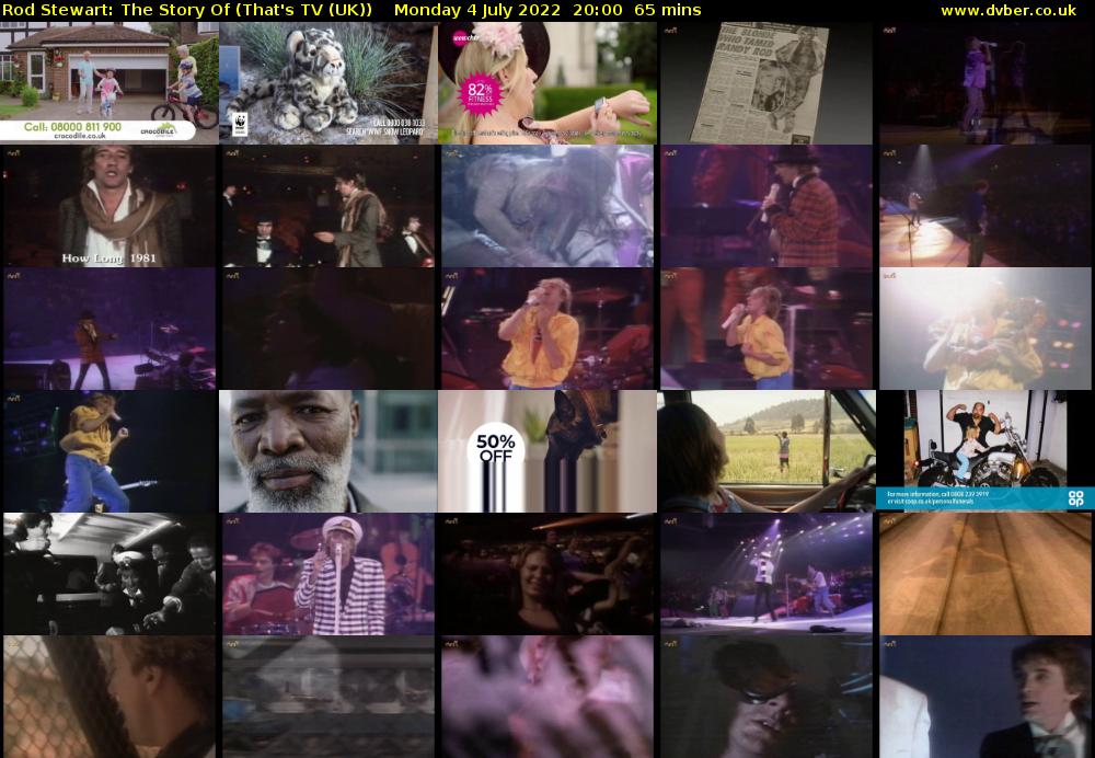 Rod Stewart: The Story Of (That's TV (UK)) Monday 4 July 2022 20:00 - 21:05