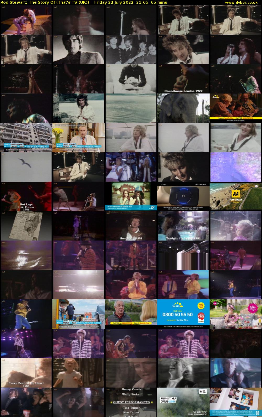Rod Stewart: The Story Of (That's TV (UK)) Friday 22 July 2022 21:05 - 22:10