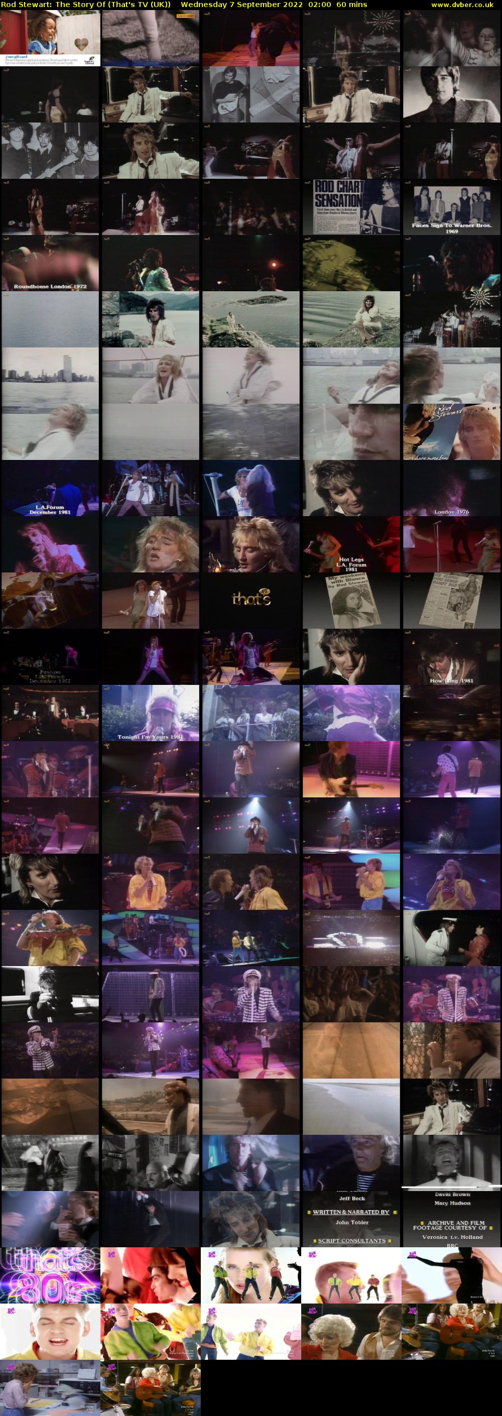 Rod Stewart: The Story Of (That's TV (UK)) Wednesday 7 September 2022 02:00 - 03:00