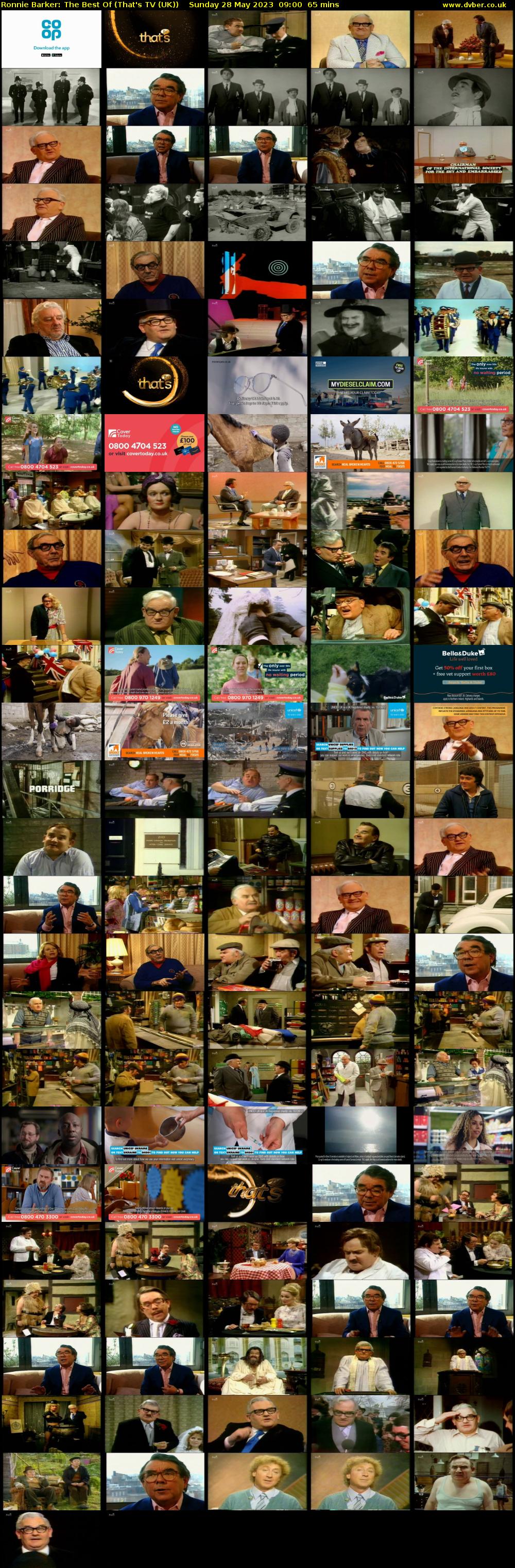 Ronnie Barker: The Best Of (That's TV (UK)) Sunday 28 May 2023 09:00 - 10:05