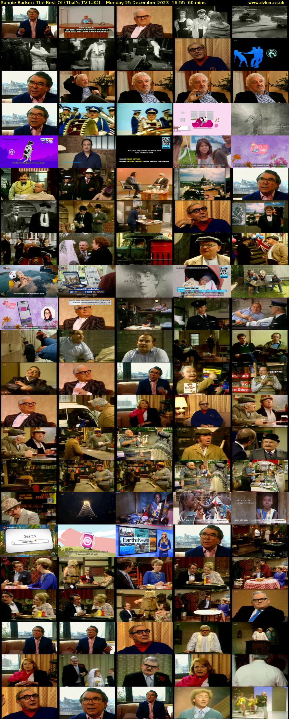 Ronnie Barker: The Best Of (That's TV (UK)) Monday 25 December 2023 16:55 - 17:55