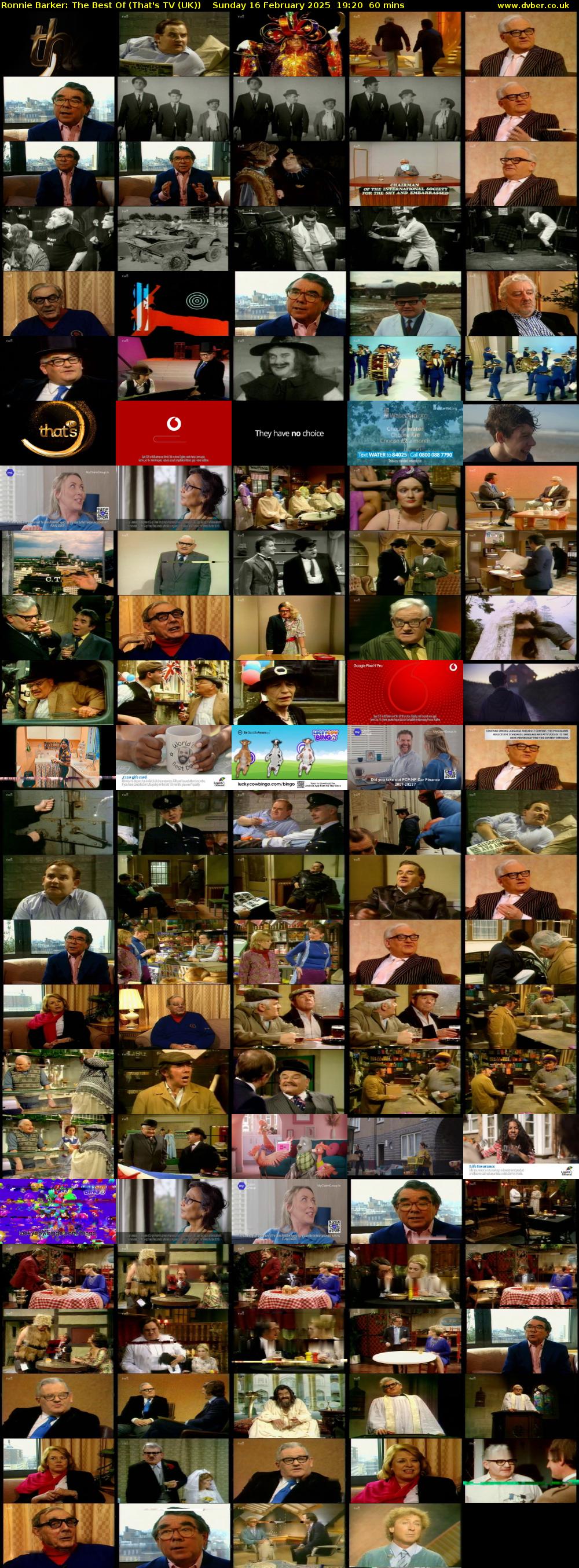 Ronnie Barker: The Best Of (That's TV (UK)) Sunday 16 February 2025 19:20 - 20:20