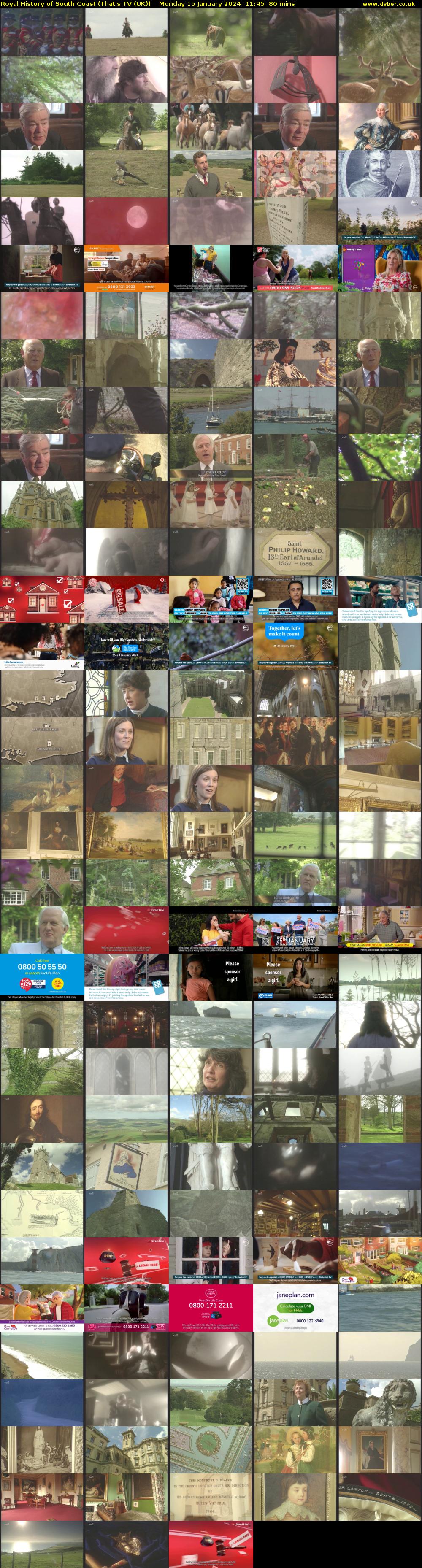 Royal History of South Coast (That's TV (UK)) Monday 15 January 2024 11:45 - 13:05