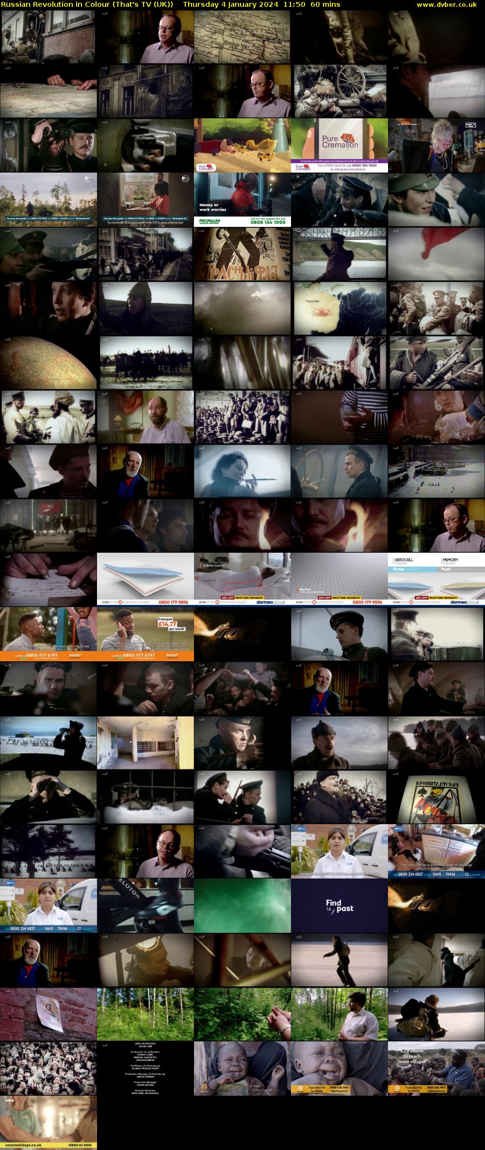 Russian Revolution in Colour (That's TV (UK)) Thursday 4 January 2024 11:50 - 12:50