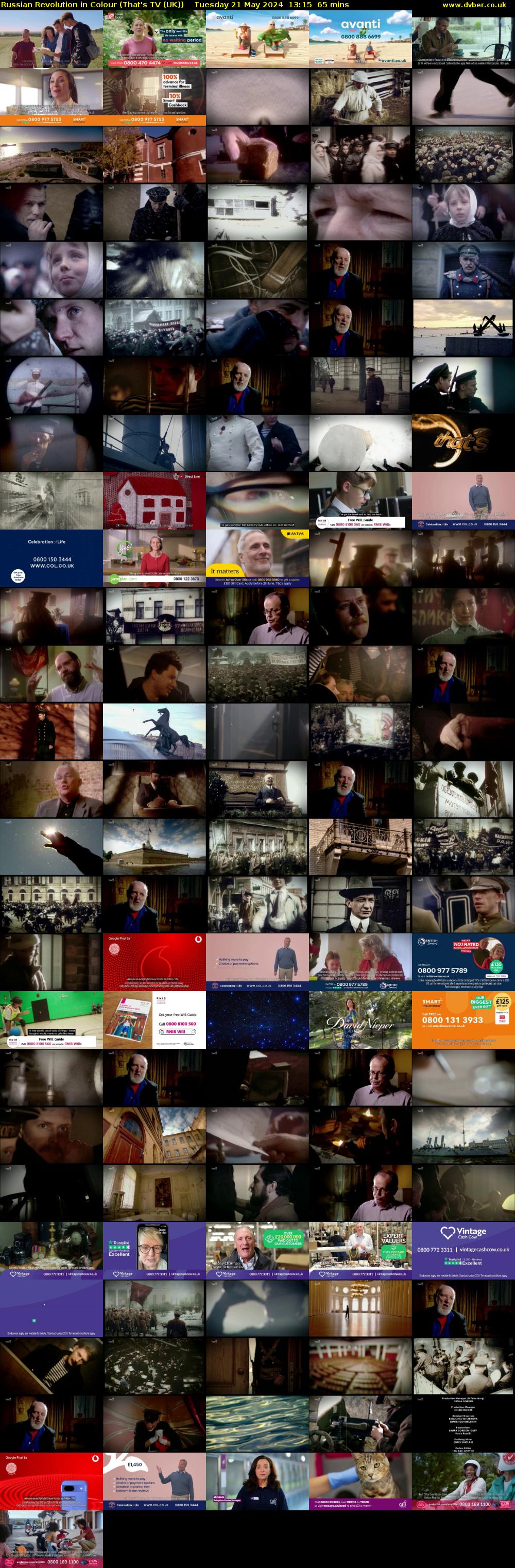 Russian Revolution in Colour (That's TV (UK)) Tuesday 21 May 2024 13:15 - 14:20