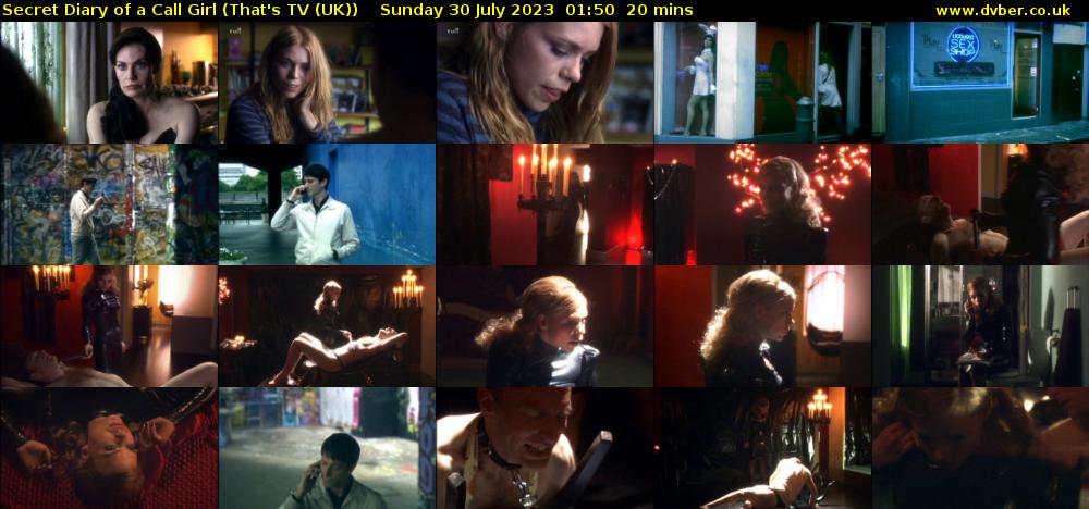 Secret Diary of a Call Girl (That's TV (UK)) Sunday 30 July 2023 01:50 - 02:10